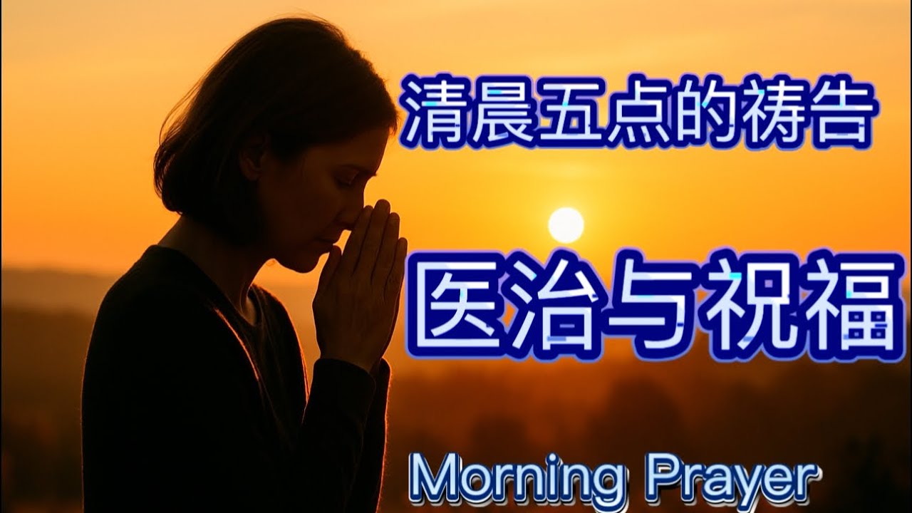 清晨五点的祷告：邀请你一起来祷告！让耶稣触摸你每一个需要医治的地方/ 请你每天听一遍，用信心领受属天的医治和祝福！/祷告/ 晨祷/ 每日祷告/ 清晨祷告/ 恩典涌流