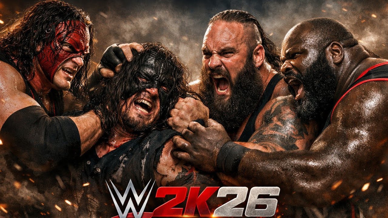 Kane vs Braun Strowman vs Abyss vs Mark Henry – Monster Fatal 4 Way Match!