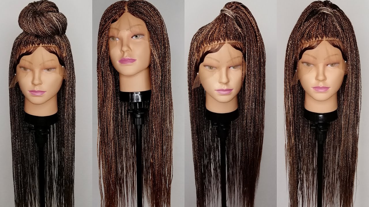 DIY: How To Make A Box Braids Wig Like A Pro  No Closure | No Frontal