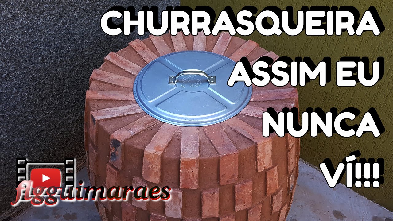 Como Fazer Churrasqueira Vertical Tipo Forno Tandoor para BBQ