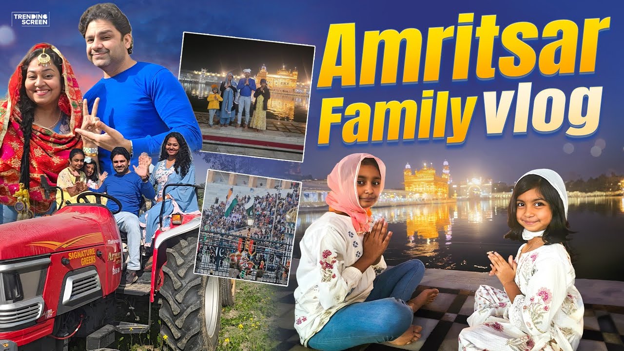 India Travel Series 🇮🇳 India Pakistan Border | Real Stories | Amristar Punjab Itinerary with kids