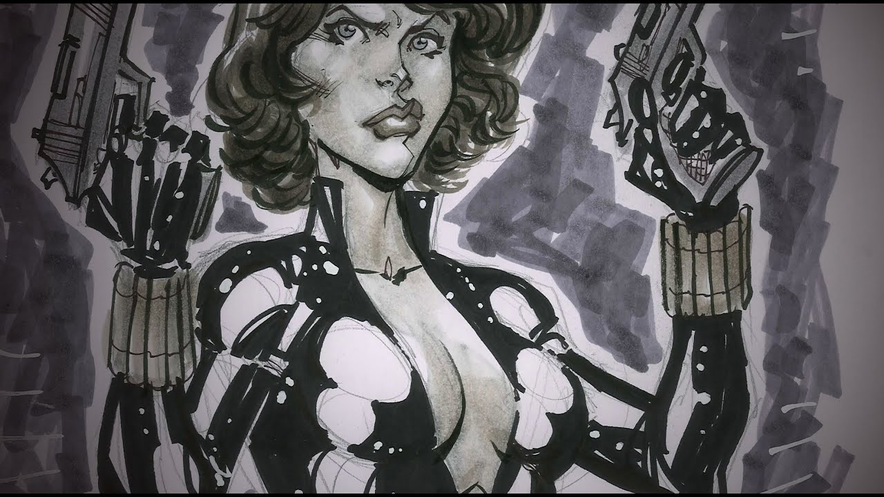 Drawing Black Widow: with Todd Nauck at SDCC
