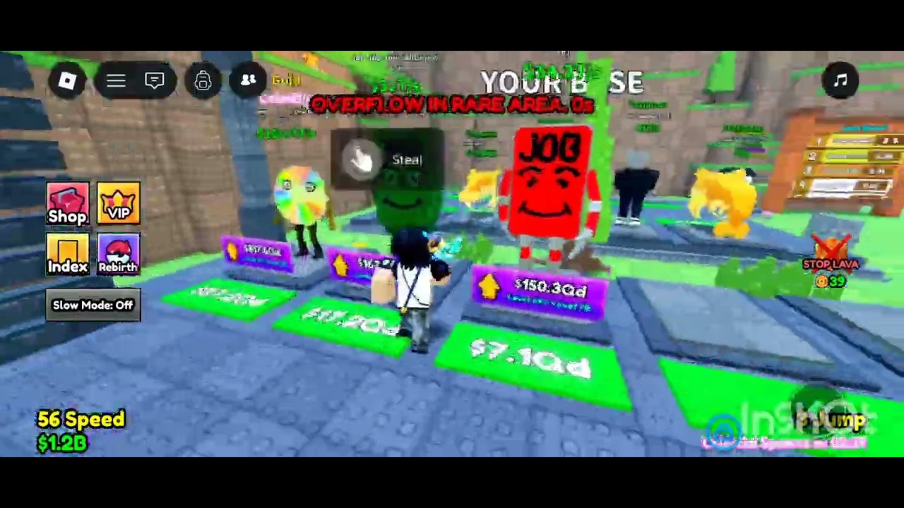 I PLAYED SURVIVE LAVA FOR BRAINROT #roblox #nechublox #robloxedit #newgameinroblox #survive