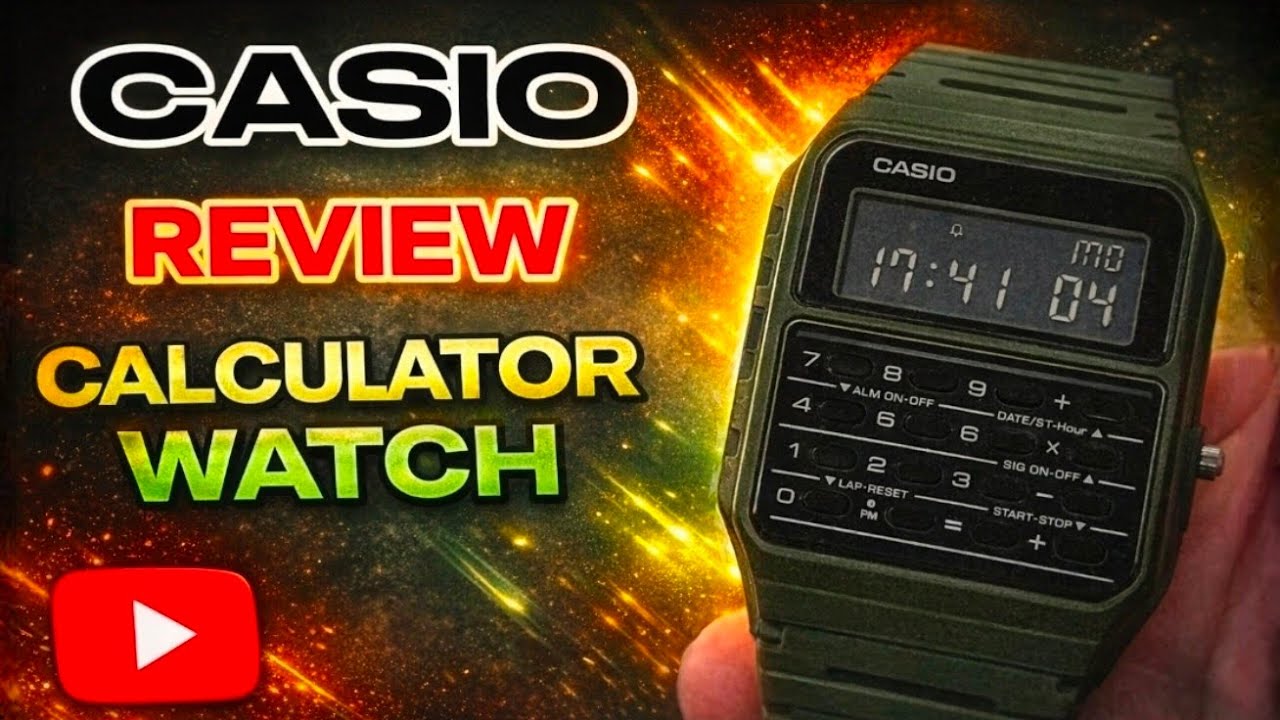 Casio CA-53W Calculator Watch Review - Module 3208 - Ep 35