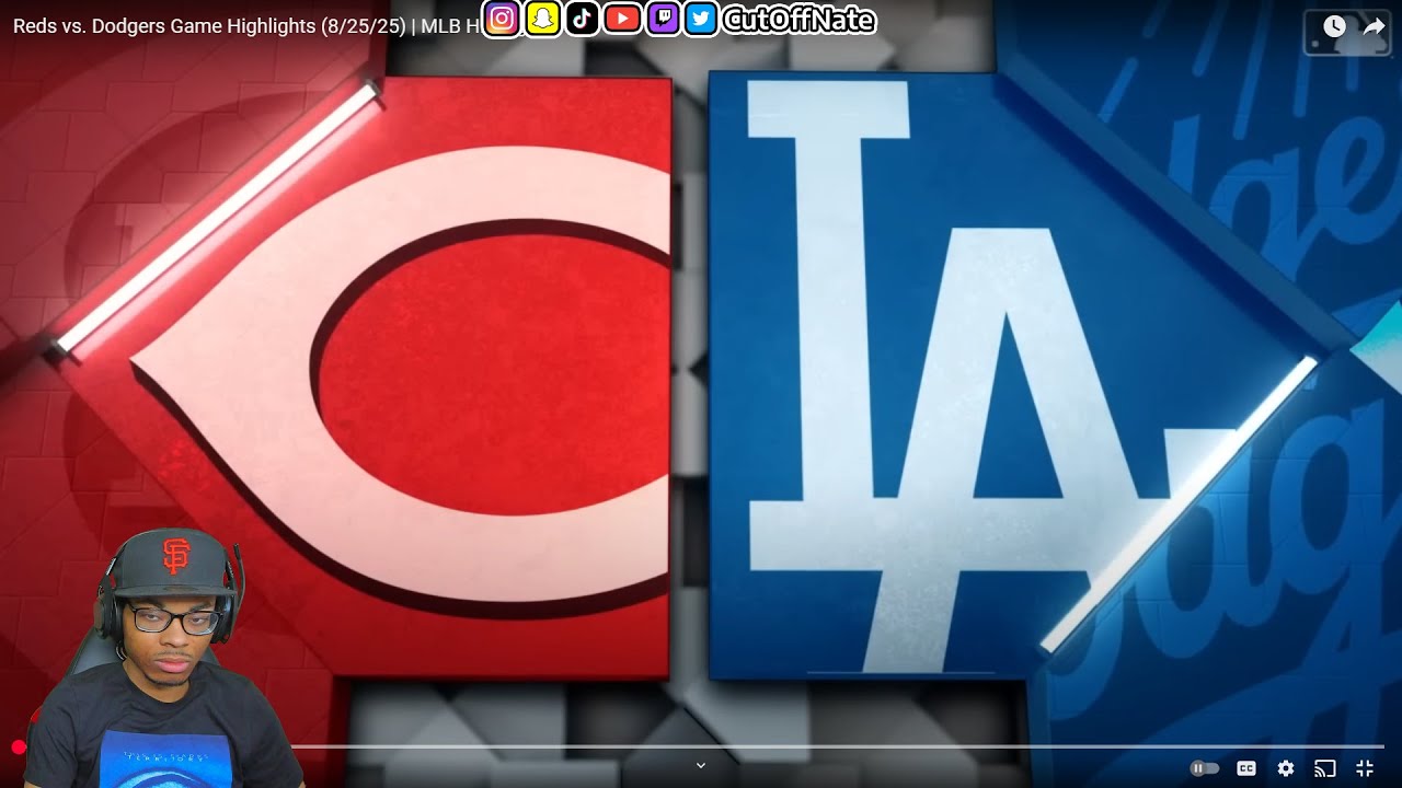 DODGERS FAV OPP REACTS TO Reds vs. Dodgers Game Highlights (8/25/25) | MLB Highlights