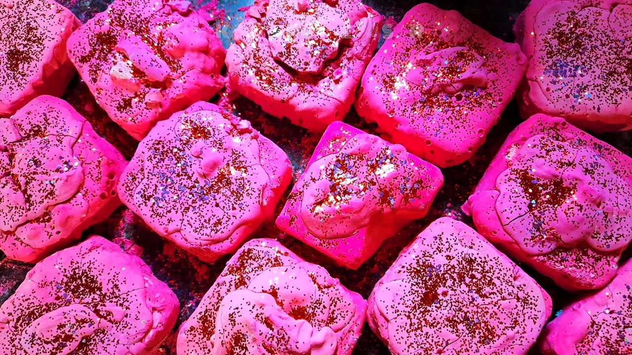 Pink Pasted Fresh & RGC Blocks| Please Subscribe💖 #oddlysatisfying