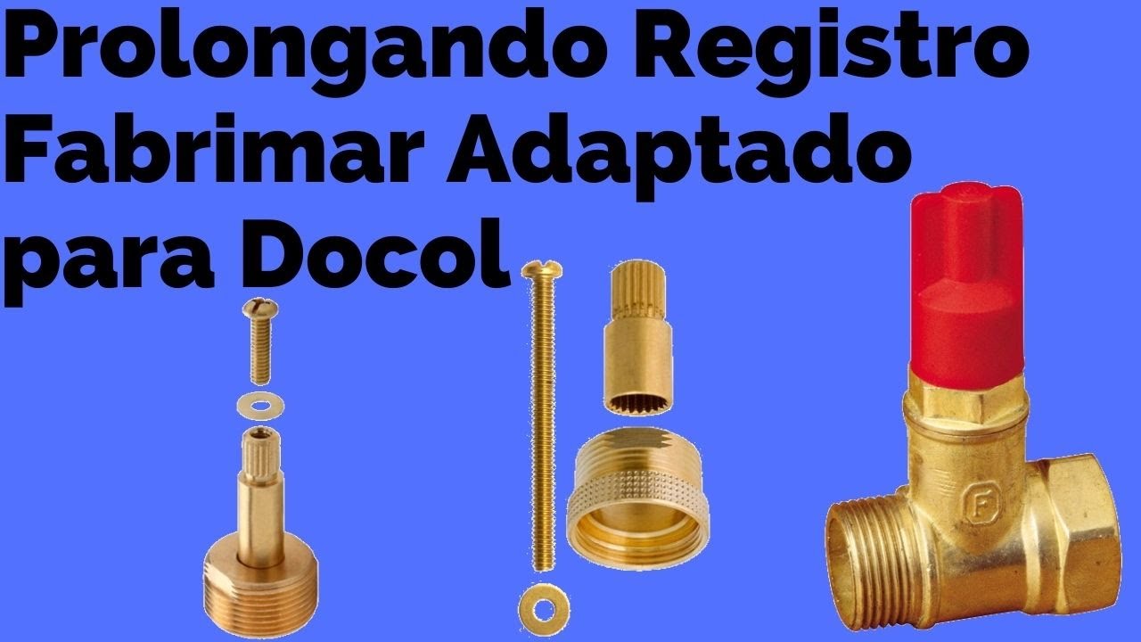 Como Prolongar Registro Fabrimar Convertido  para Acabamento Docol