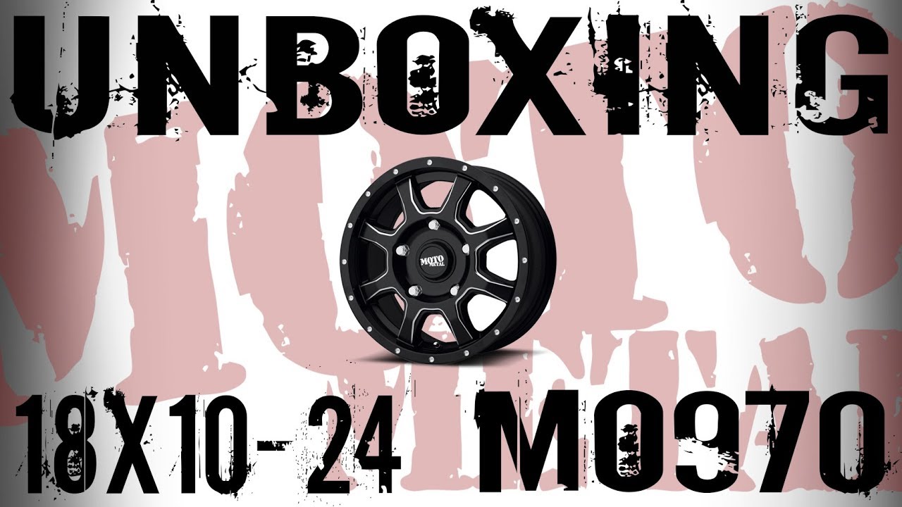 Moto Metal 970 18x10 -24 Wheel Rim Unboxing