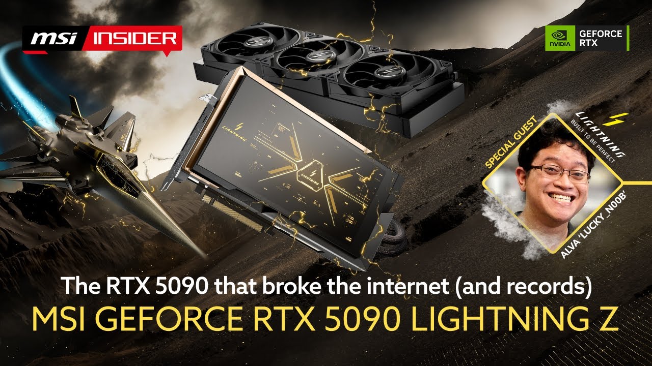 The RTX 5090 that broke the internet, and records - MSI GeForce RTX 5090 LIGHTNING Z