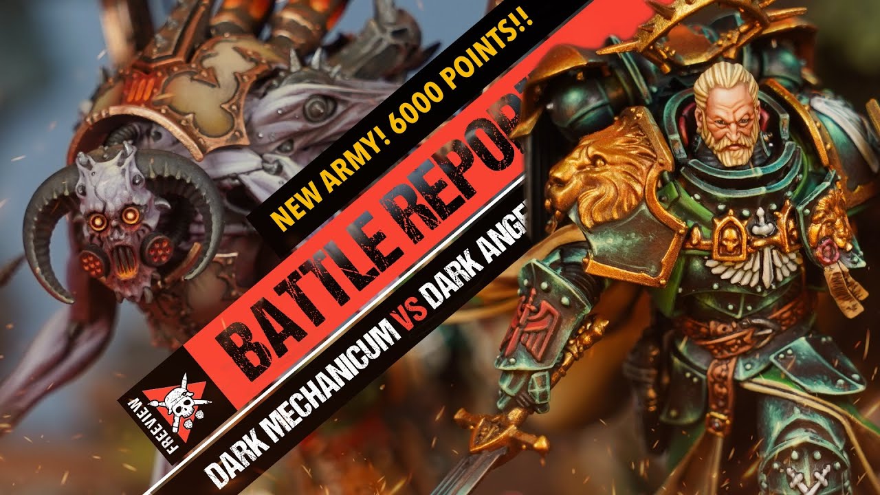 **6000 POINTS!** Dark Mechanicum vs Dark Angels | Warhammer 40K Battle Report
