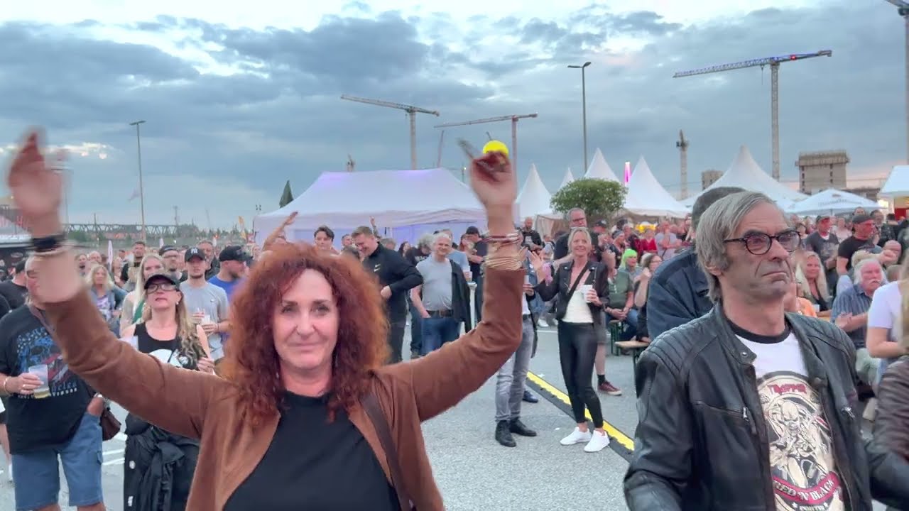 walking in Hamburg Harley Days in June 2022 HDR 4K