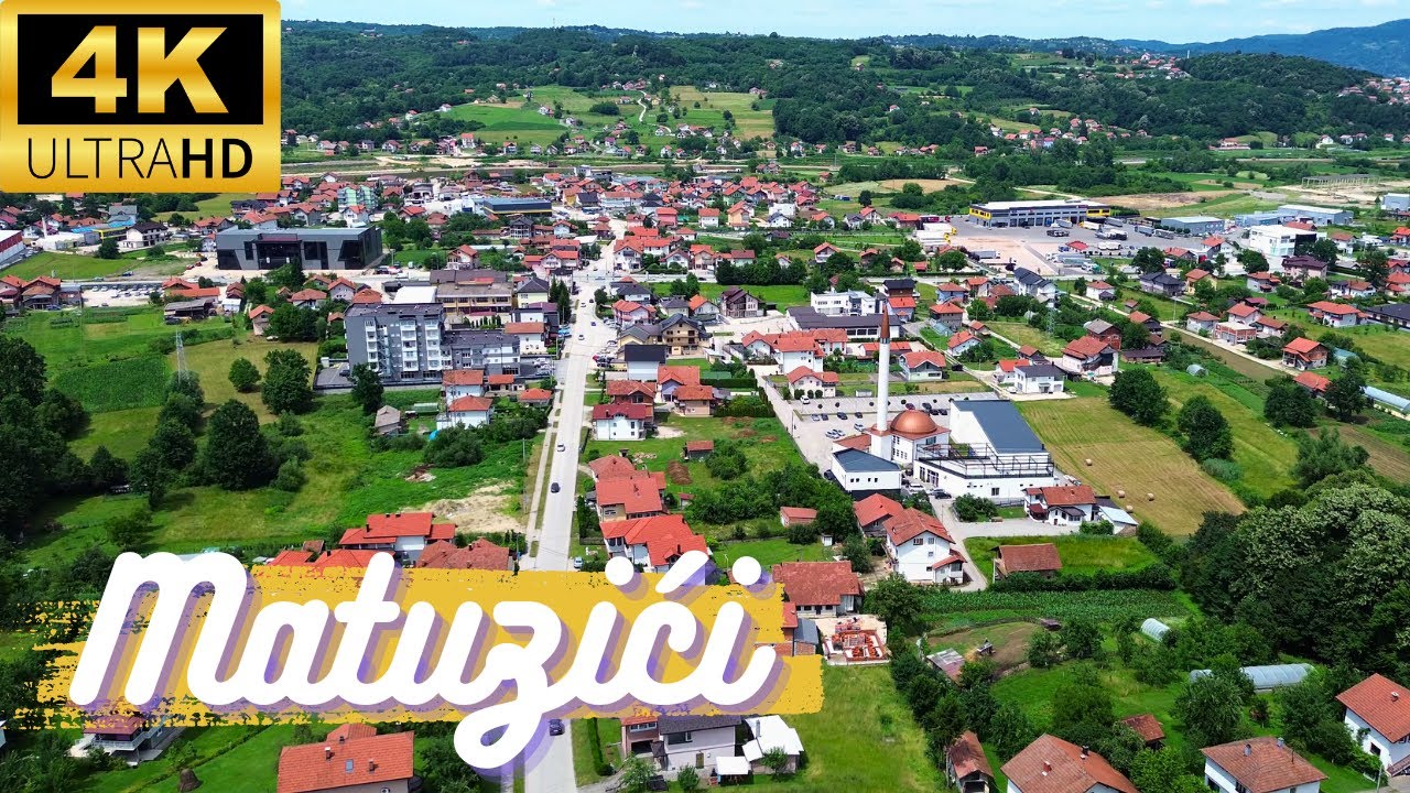 Matuzići (Doboj Jug) : Snimka iz zraka / dron video (4K)