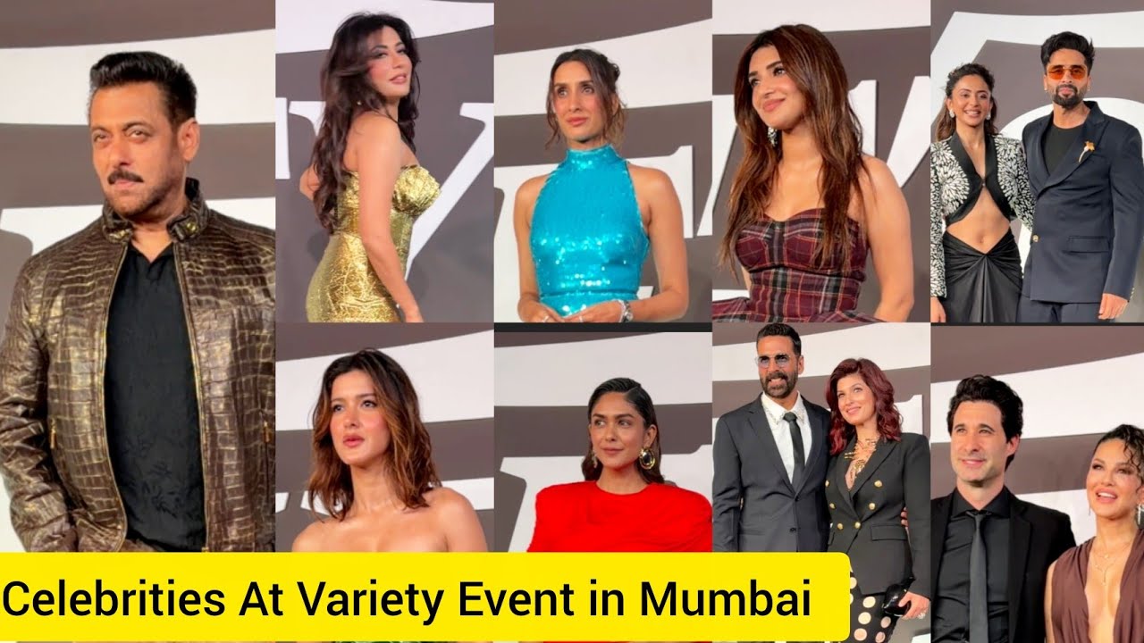 Salman Khan Sunny Leone Mrunal Thakur Sreeleela Akshay Kumar Rakul Shanaya At Event in Mumbai 