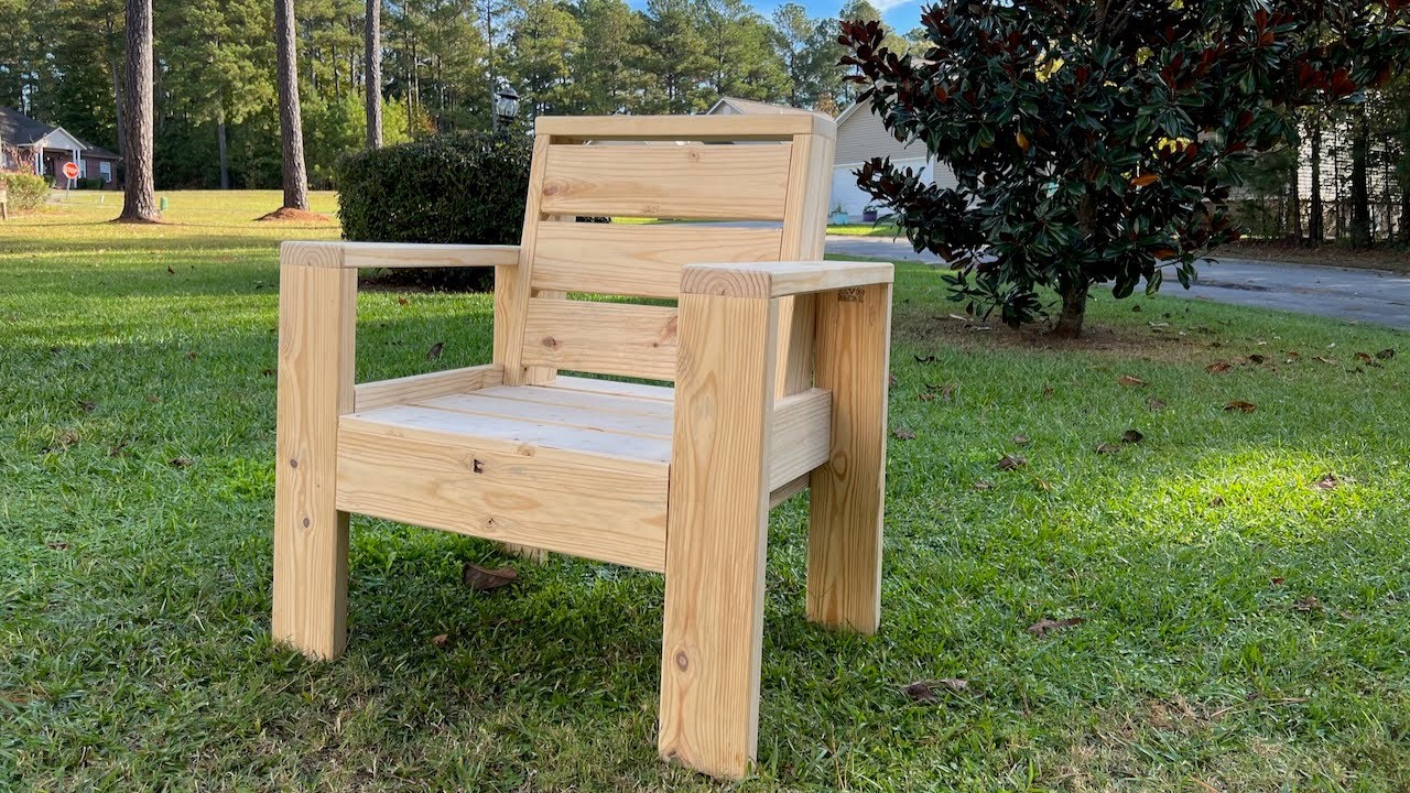 Как сделать садовый стул из сосны от Home Depot