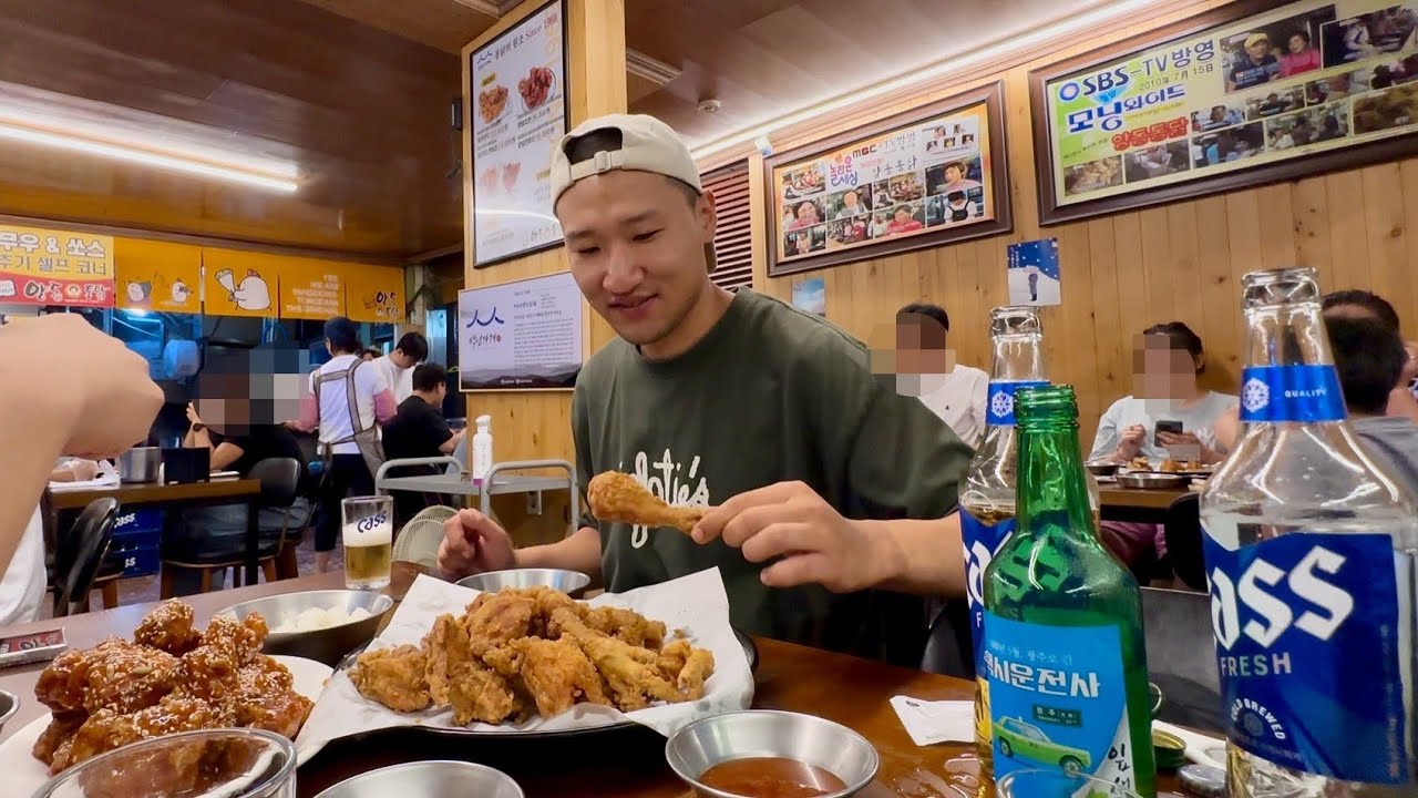 30대 중반 총각이 광주 사는 Vlog | 양동시장 양동통닭 본점 | 양념반 후라이드반