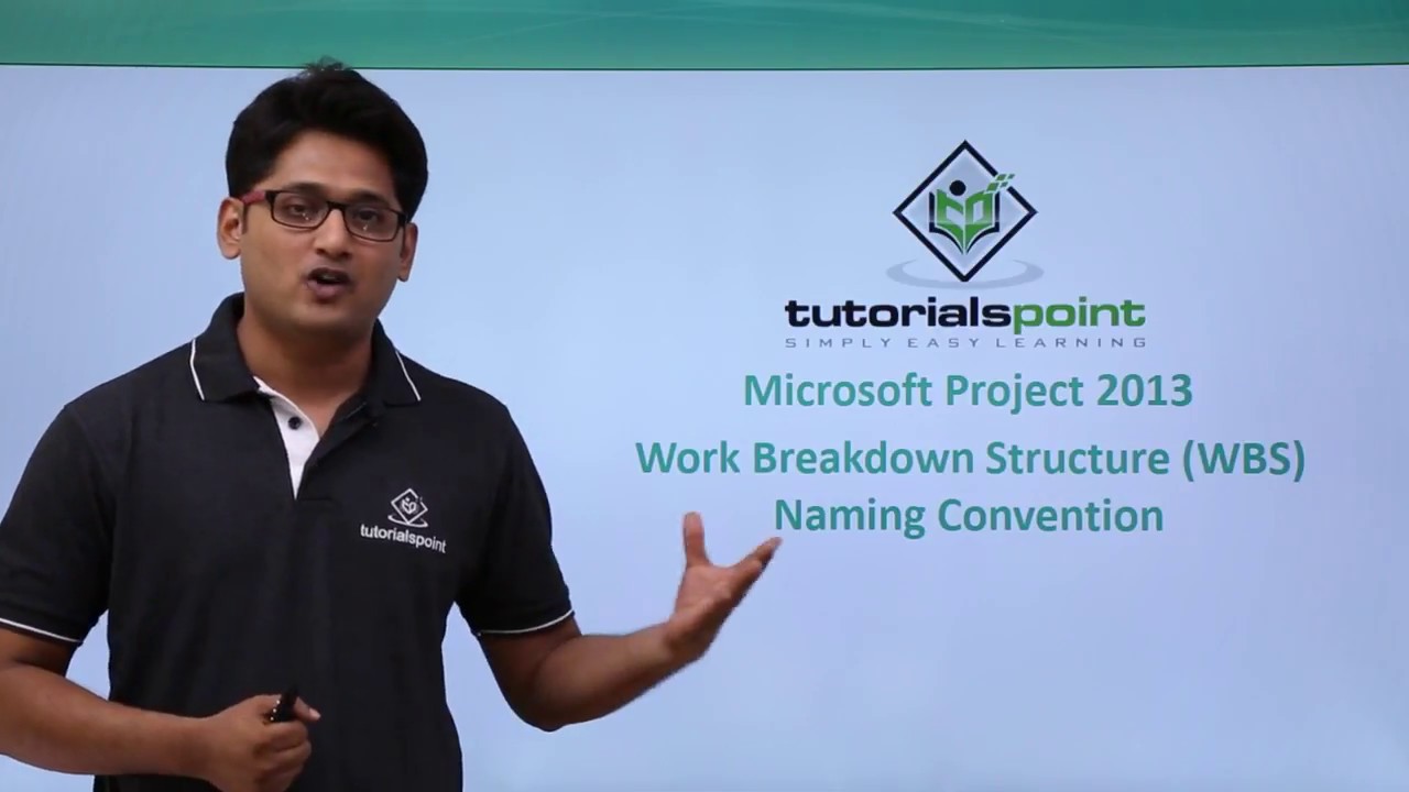 MS Project 2013 - WBS Naming Convention