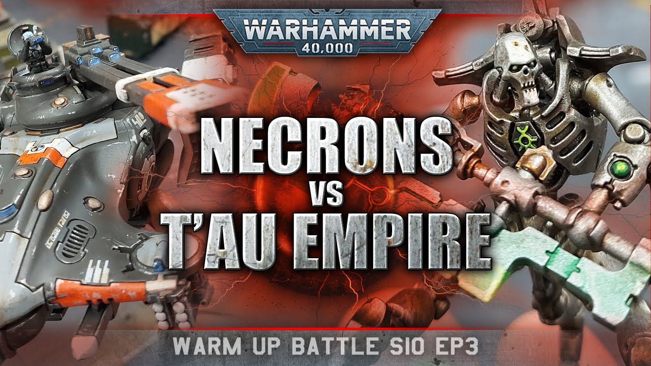 *NEW* T'au Empire vs Necrons Warhammer 40k Battle Report 9th Edition 1500pts