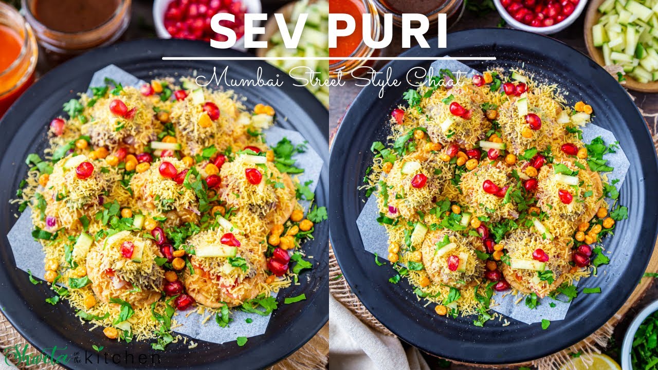 Sev Puri Recipe Mumbai Style | Sev Batata Puri | Sev Puri Chaat
