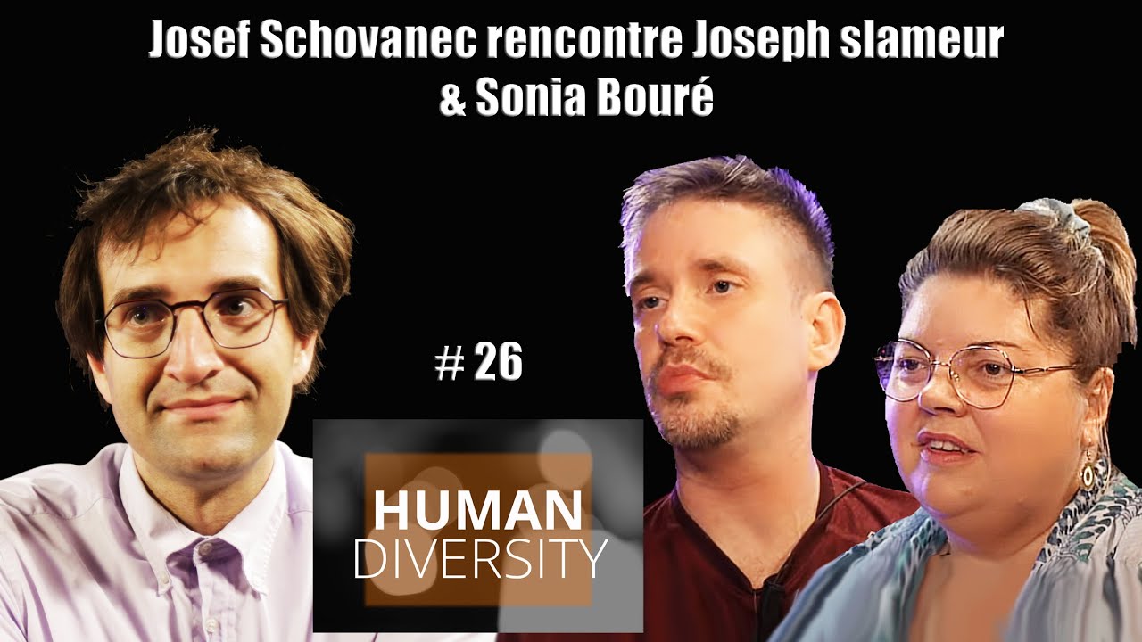 HUMAN DIVERSITY #26 J. Shovanec reçoit Joseph Roussel (PMR NRV) et Sonia Bouré