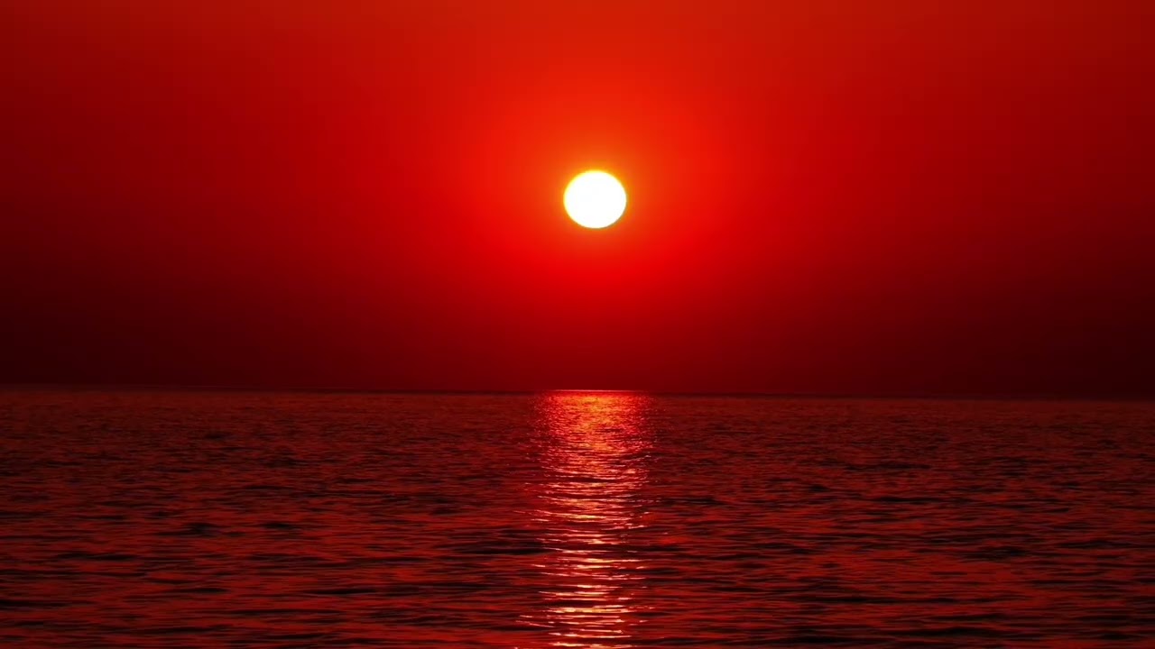 10 Hours of Sunrise at the Sea& Natural Sounds for Relaxation, Sleep & Focus 