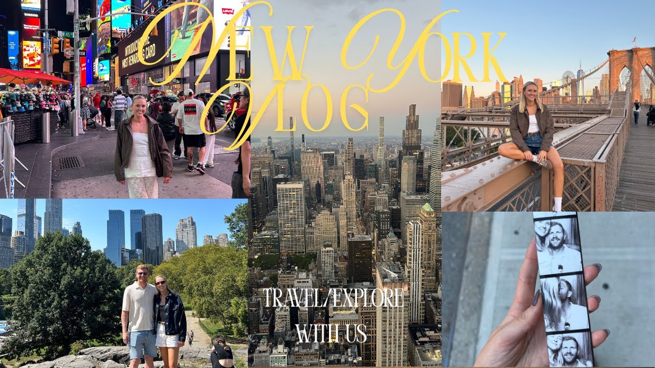 NEW YORK TRAVEL VLOG 🗽🇺🇲 | EP.1 of our travel series