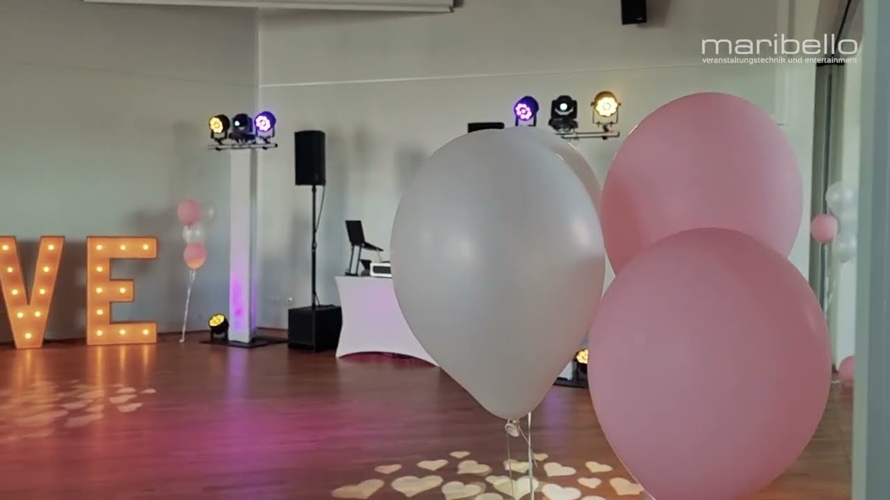 Aufbauvideo: PA-Setup und Lichtset, Wedding by Marco Maribello – Gemeindehaus Rötgen, Wilnsdorf