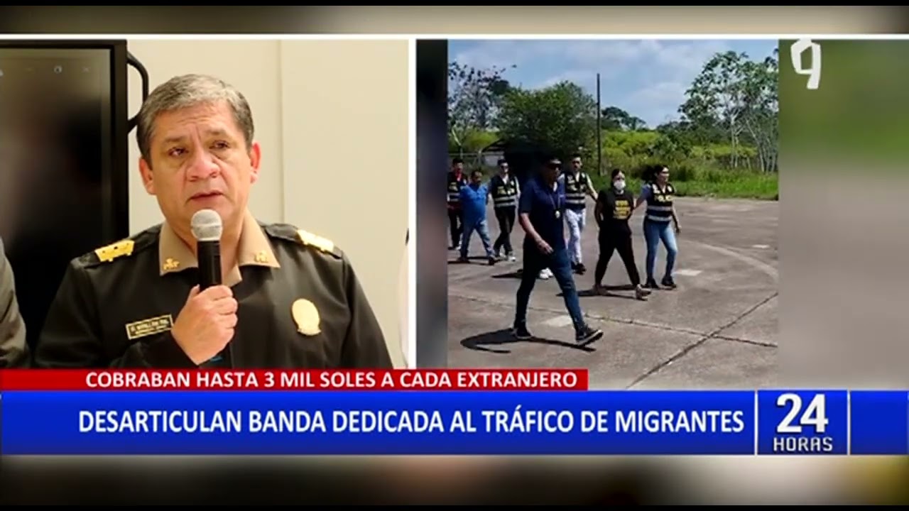 Megaoperativo desarticul&oacute; red criminal de tr&aacute;fico de migrantes