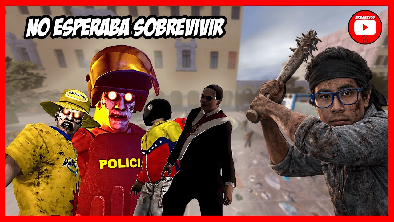 PAR DE MANCOS JUGANDO EN UNA CIUDAD CAIDA | LIMA INFECTION