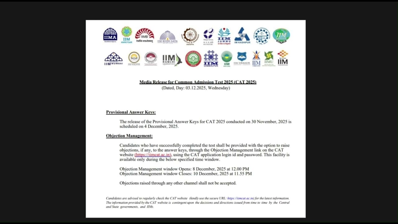CAT 2025 Response Sheet         #cat2025 #catvideos #catanswerkey