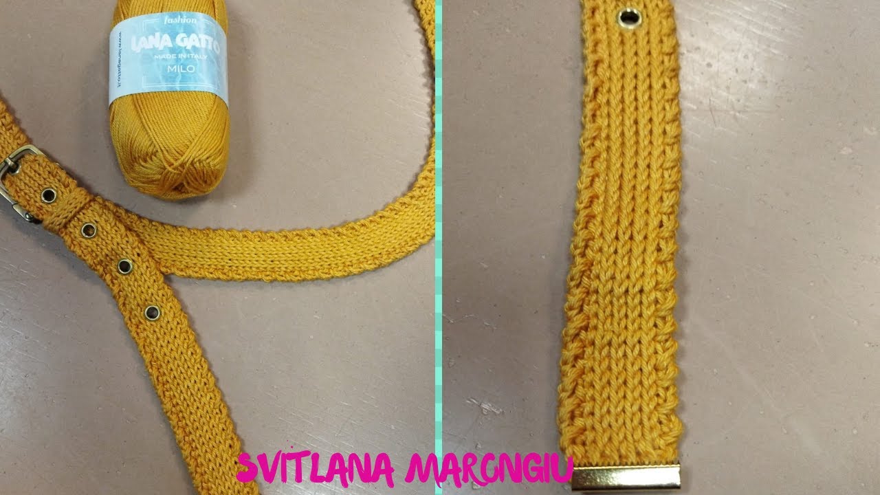 Tutorial Uncinetto: Cintura Facile all'uncinetto