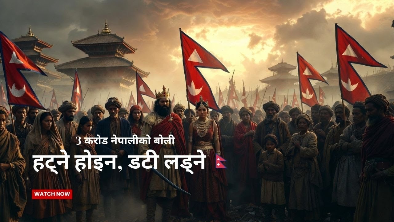 NepAi StuDio – हट्ने होइन, डटी लड्ने 🇳🇵 | Voice of 3 Crore Nepalis | Patriotic Anthem