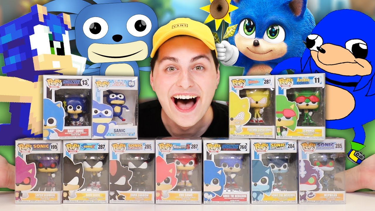 *WE GOT SANIC* Unboxing 10+ Custom Sonic Funko Pops!