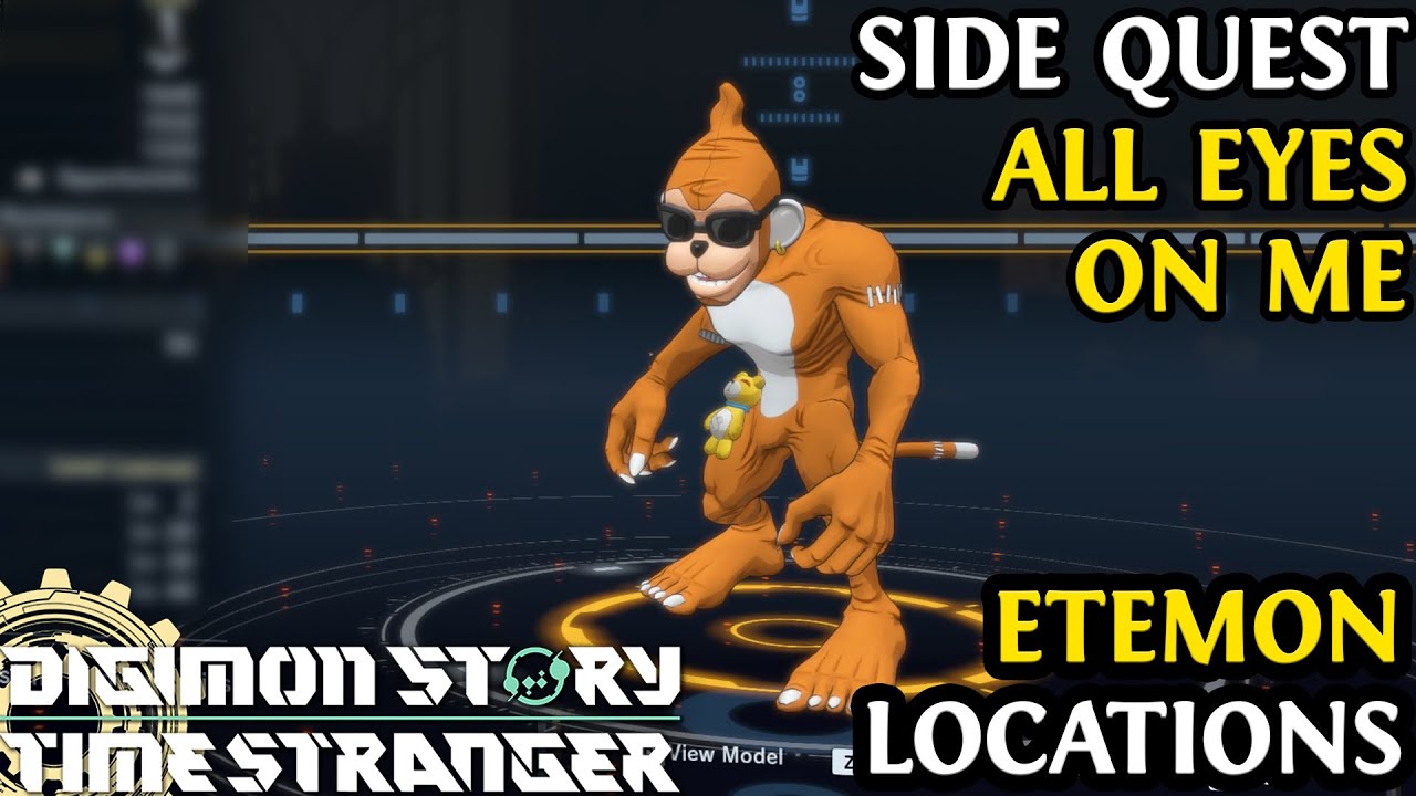 Все локации Этемона | Все глаза на меня | Digimon Story Time Stranger | エテモン | Etemon's Soul Bit