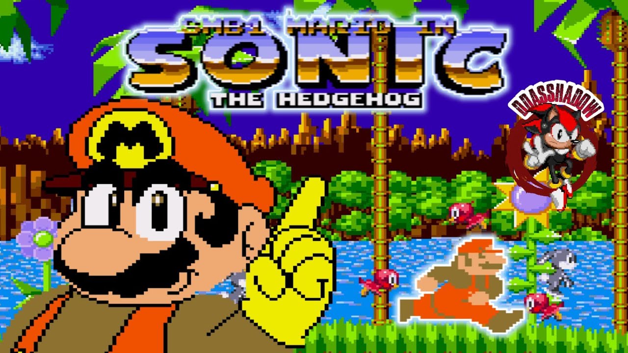SMB1 Mario In Sonic The Hedgehog • Sonic Classic 