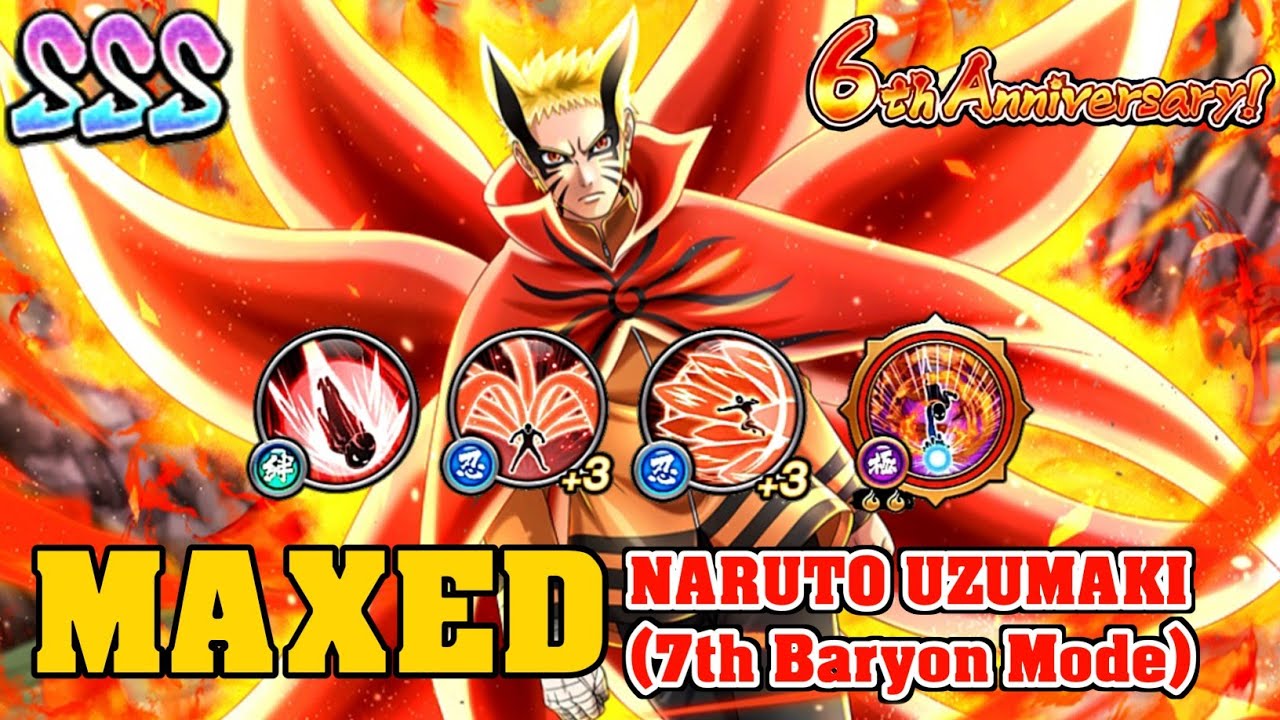 NxB NV: Level 15 Ex Ultimate Naruto (7th Baryon Mode) Rekit Solo Attack Mission | 6th Anniversary.