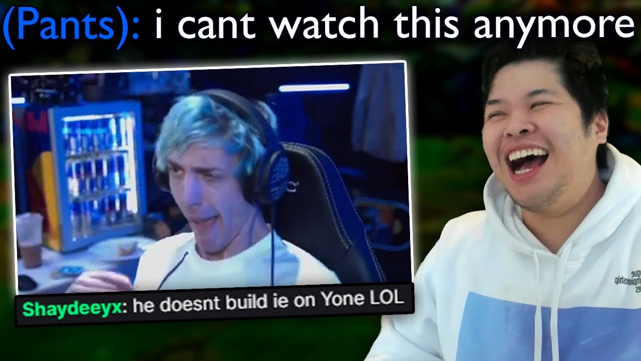 I watched Ninja play Yone for the first time and he doesn't build Infinity Edge