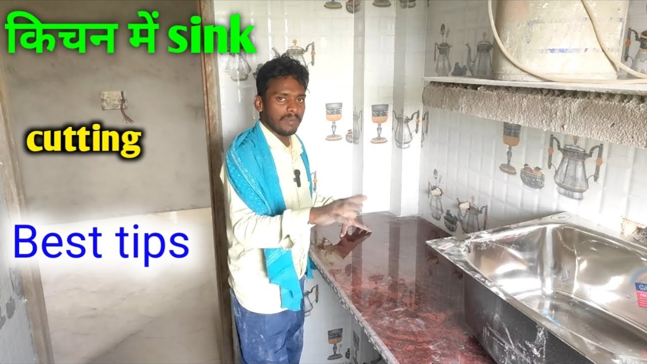 🥹kitchen sink कैसे लगाए 👍//kitchen sink fitting //kitchen sink