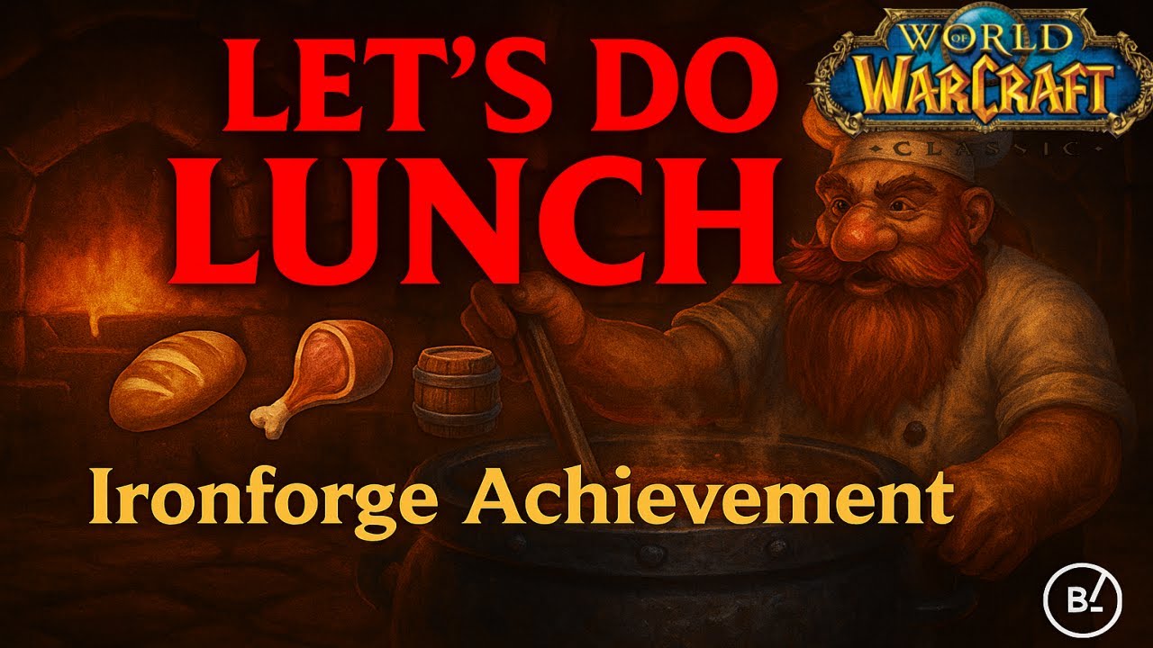 WoW Classic Let&rsquo;s Do Lunch: Ironforge Achievement Guide | All Ironforge Cooking Dailies | 4K