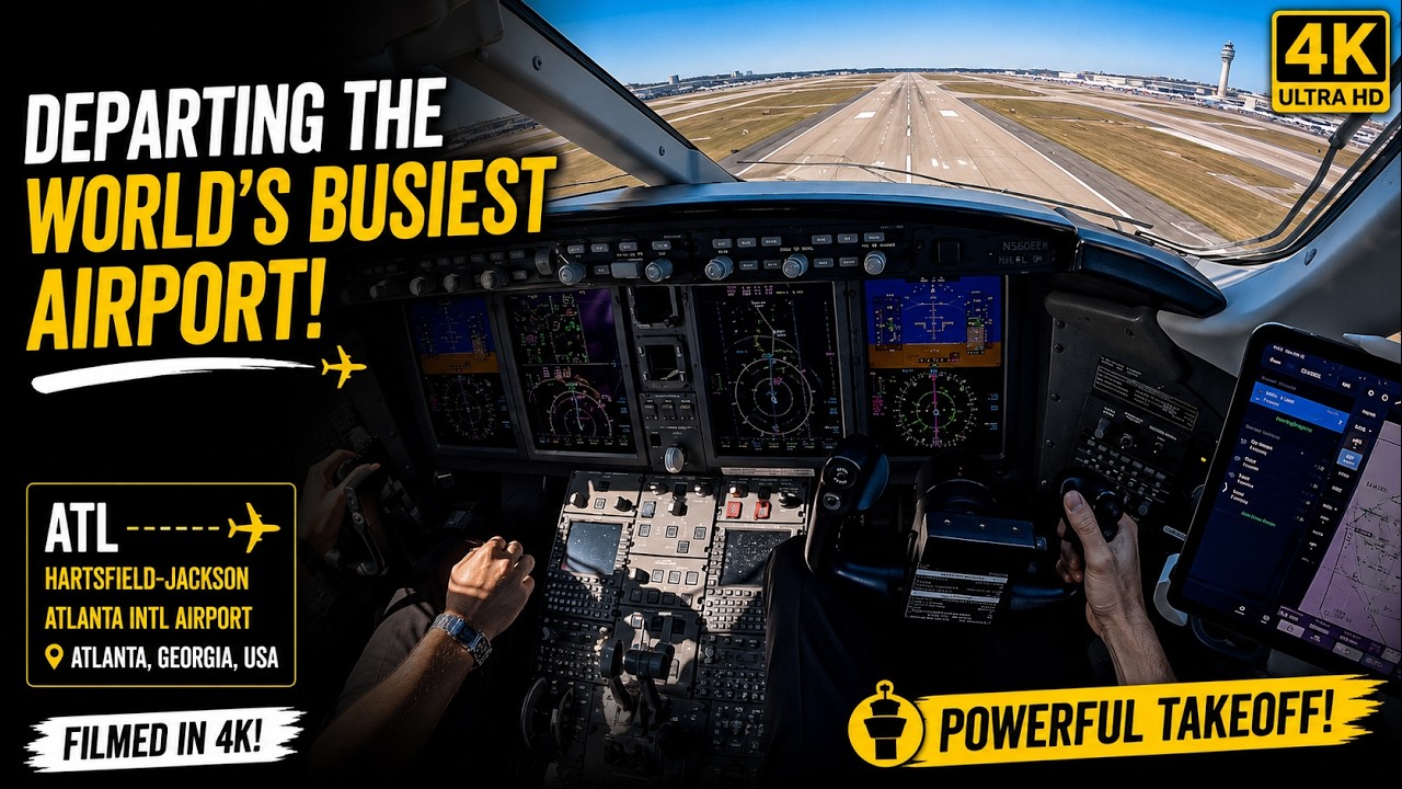 Departing the World's Busiest Airport In a Private Jet