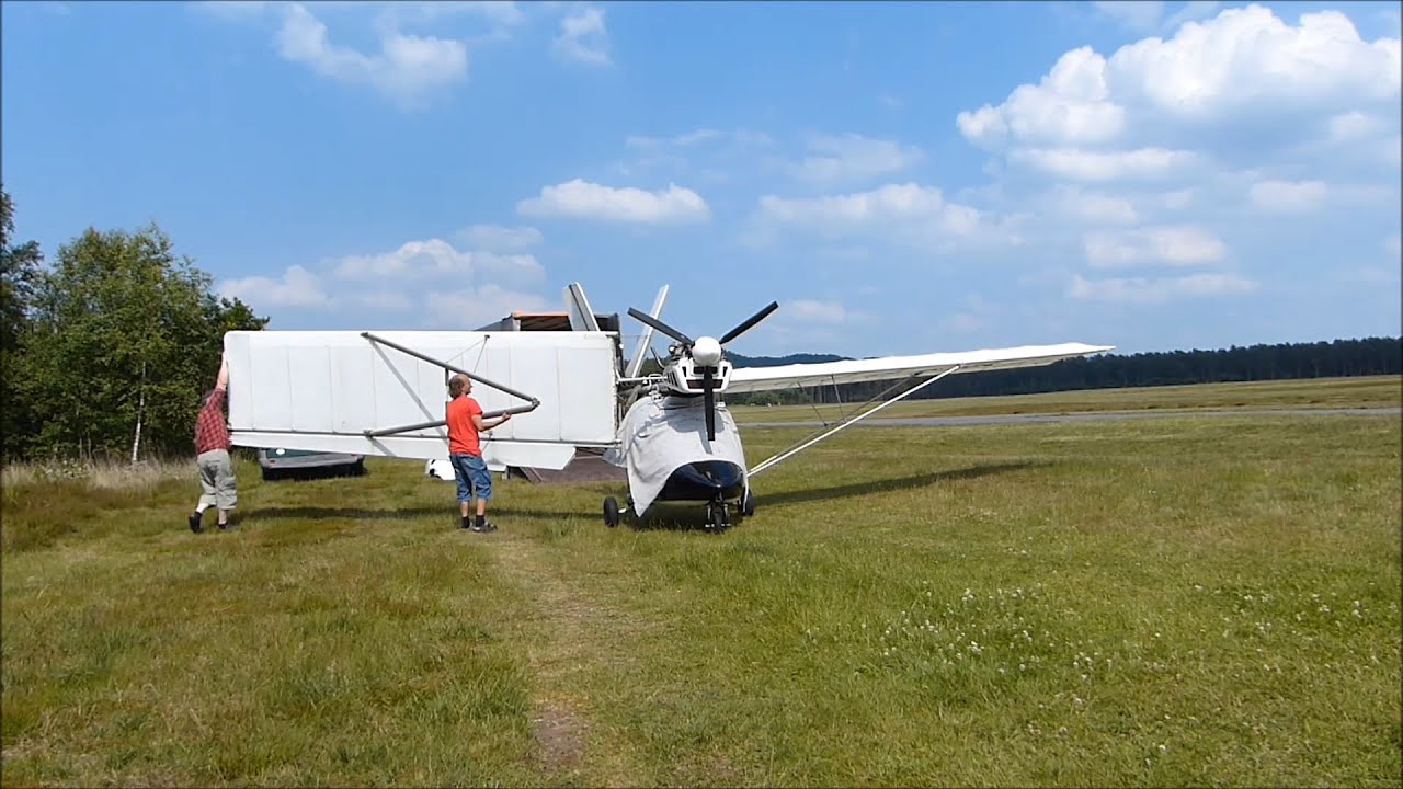 Comco - Ikarus C22 CS Aero - Abbau und Verstauen im Anhänger