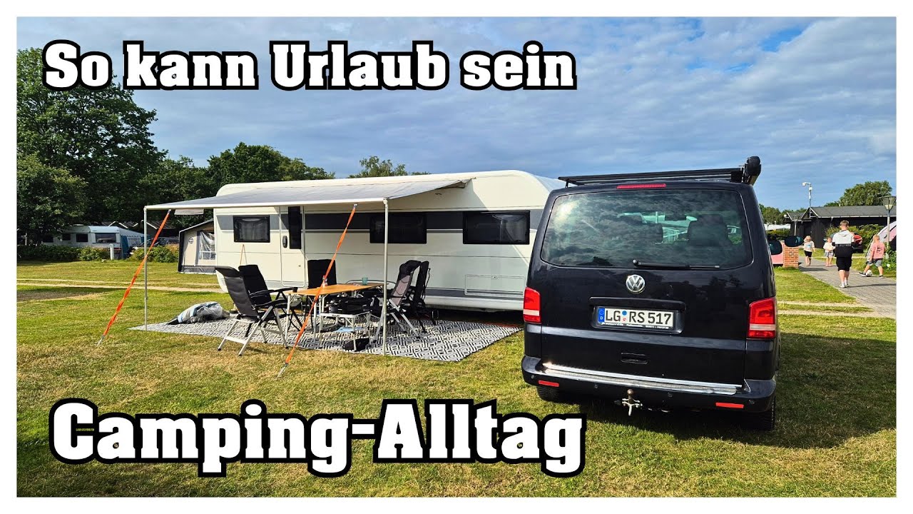 Campingalltag bei der Hobbyfamilie | Strand Camping Grenaa in Dänemark