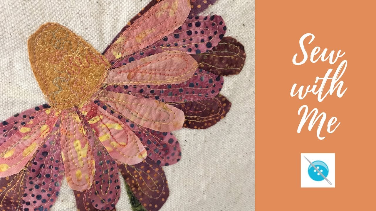 Free-Motion Appliqué, Sew With Me, Free Printable
