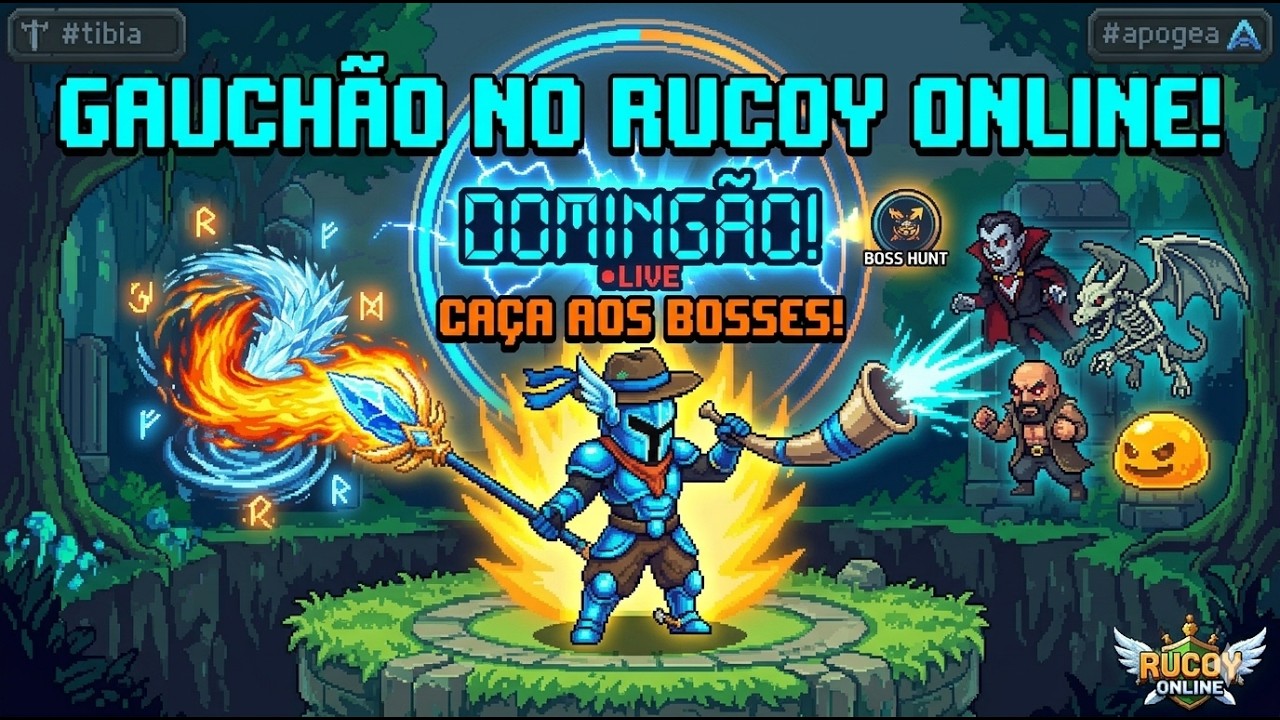 🛡️ RUCOY ONLINE: MARATONA www2 DE SKILAMENTO! GAÚCHO FULL MAGO ✨🔥