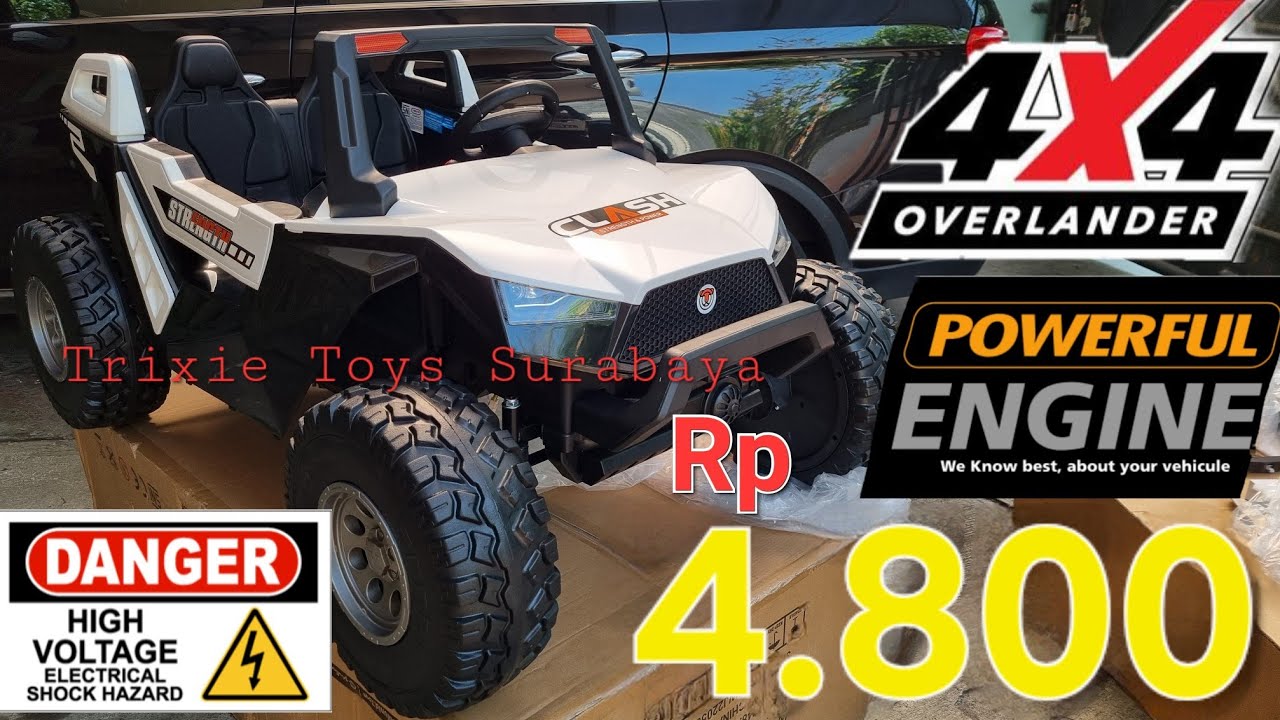 BUGY CLASH 24Volt 4WD YUKITA 1928 Mainan Anak Mobil Aki JEEP Electric Kids Car Toys