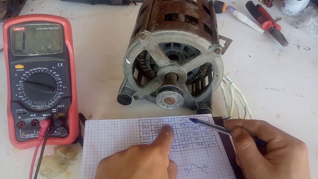 محرك غسالة اوتوماتيك خمسة اطراف