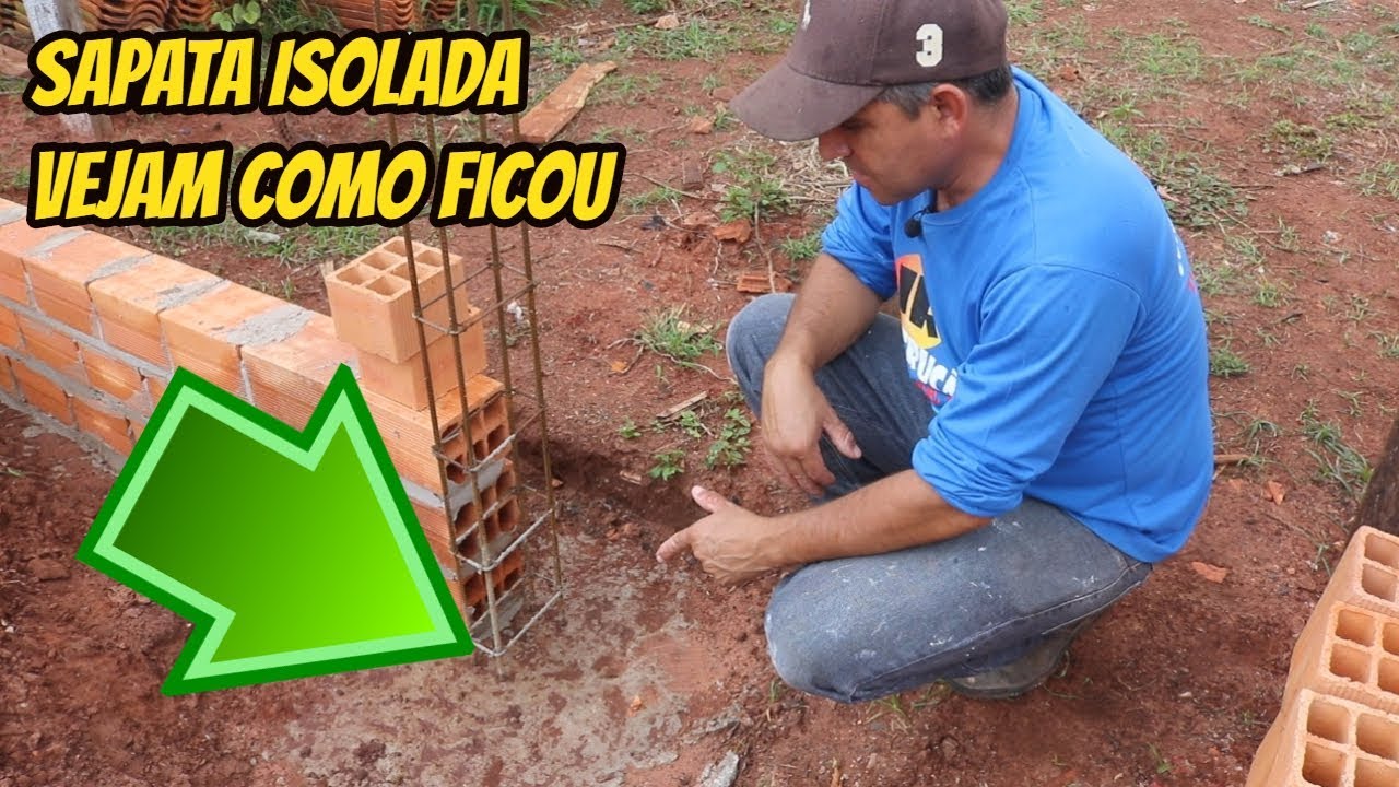 SAPATA ISOLADA VEJAM COMO FICOU