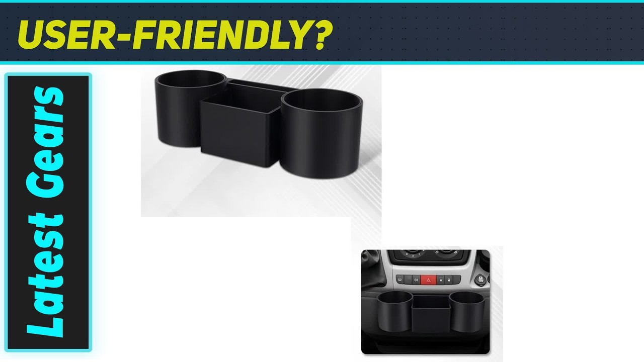 `Essential Fiat Ducato Dual Cup Holder: Amazing Storage Solution!