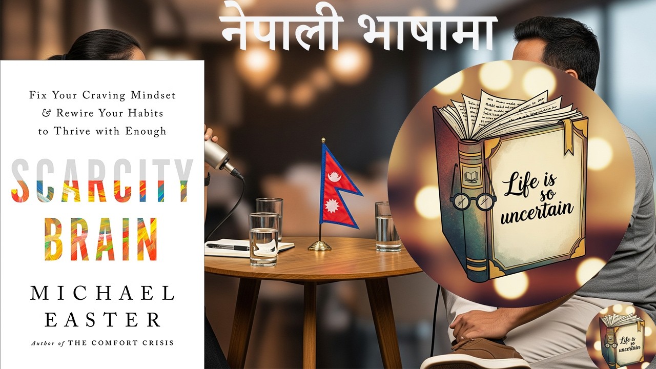 Scarcity Brain:  Fix Your Craving Mindset Book by Michael Easter  book summary in NEPALI