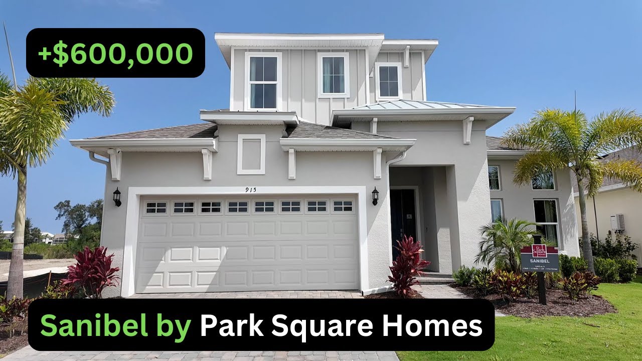 Tour the Sanibel Floorplan by Park Square Homes | Two Rivers New Construction