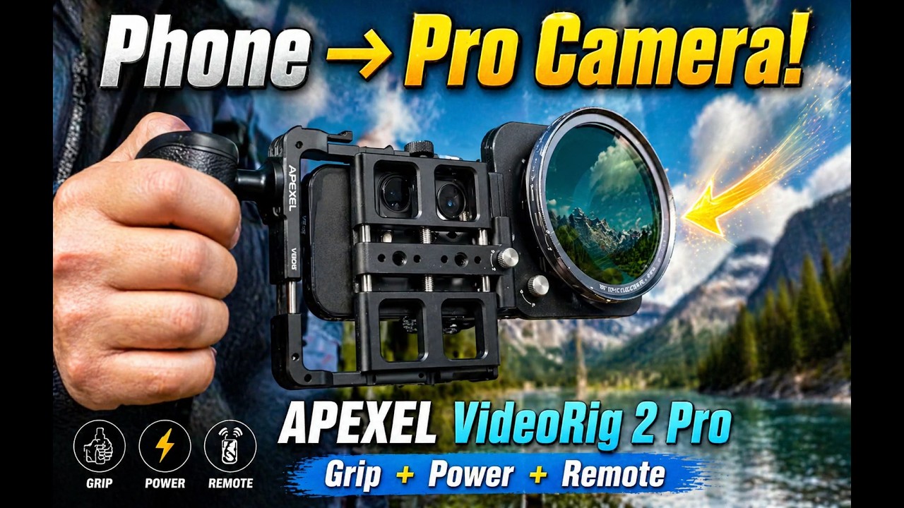 This Amazing Apexel Pro Mobile Video Kit Is Changing Filmmaking Forever
